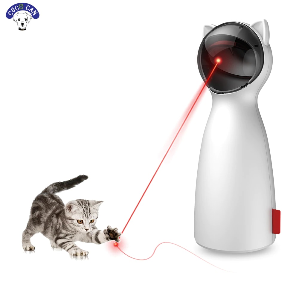 Juguete puntero láser interactivo giratorio, 2 velocidades, para perros y  gatos - CucoCan