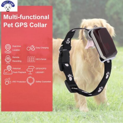 Nuevo Modelo Multifuncional rastreador GPS para mascotas, impermeable