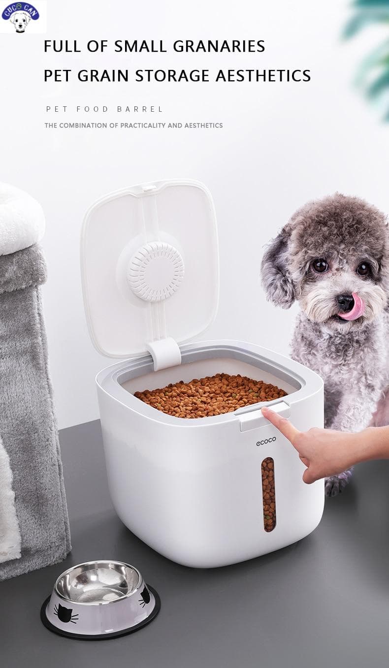 Contenedor de cocina de 5KG y 10KG, cubo Nano a prueba de insectos, a prueba de humedad, caja de piel de arroz, frasco sellado, almacenamiento para el hogar, caja de almacenamiento de alimentos para perros y Mascotas