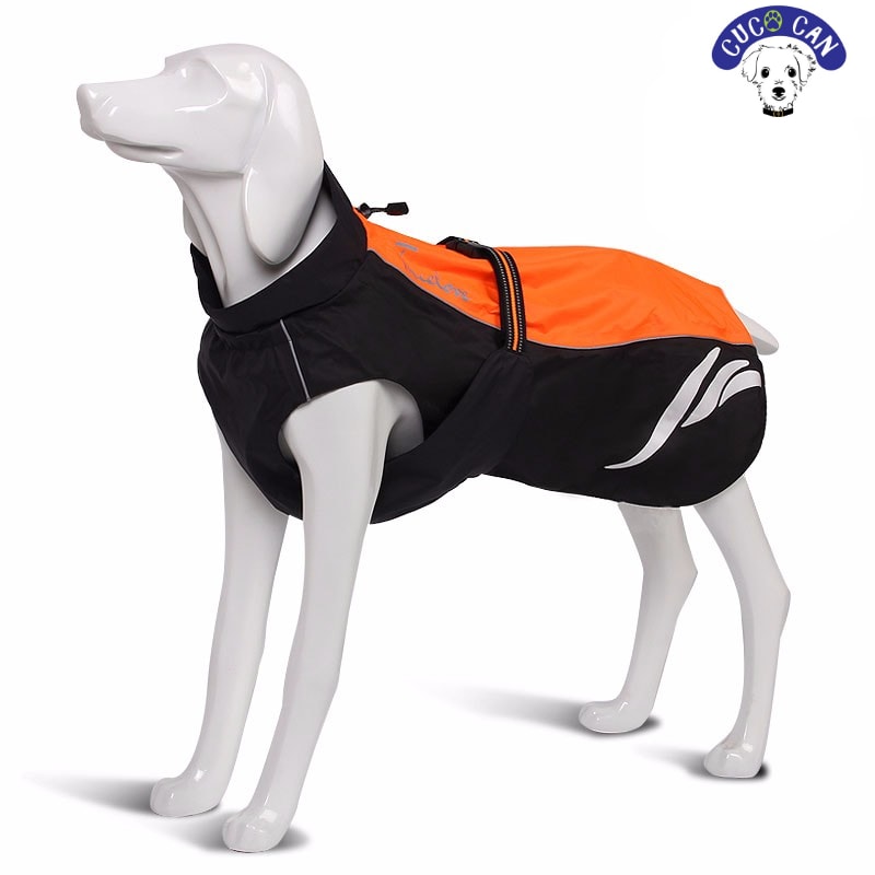 Chaleco impermeable reflectante para perros