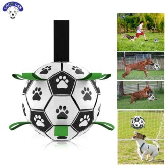 Pelota de futbol para perros